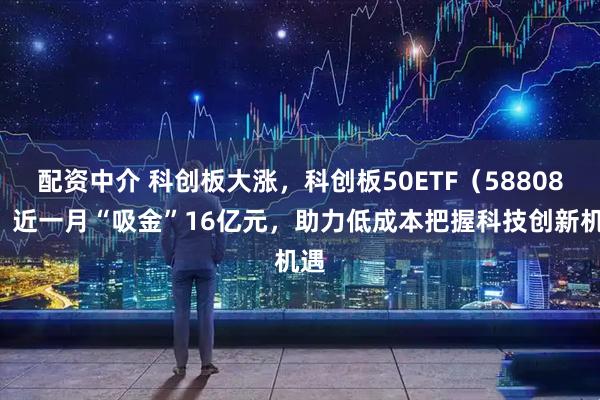 配资中介 科创板大涨，科创板50ETF（588080）近一月“吸金”16亿元，助力低成本把握科技创新机遇